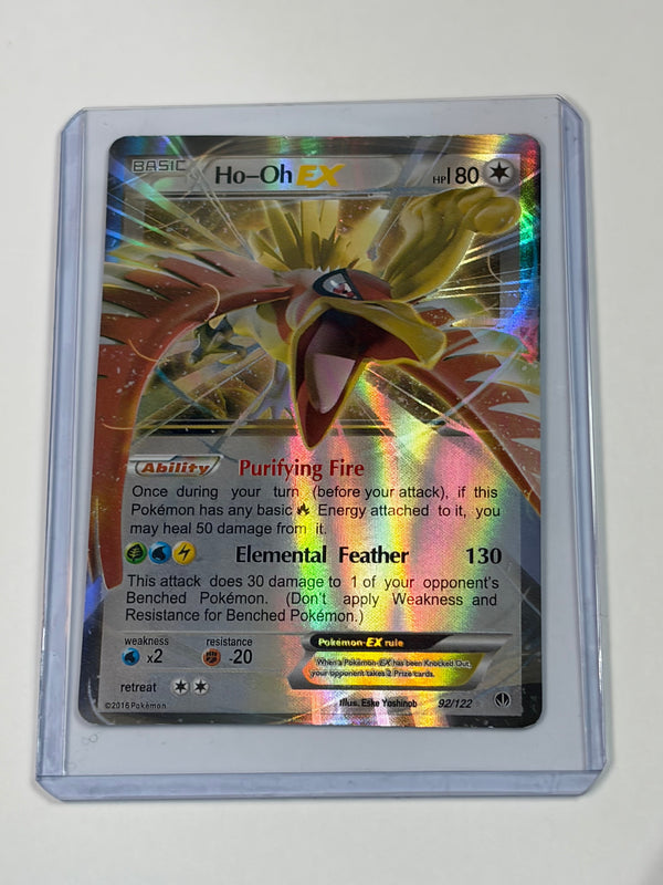 Pokémon TCG Ho-Oh EX Breakpoint Holo Rare Card 92/122