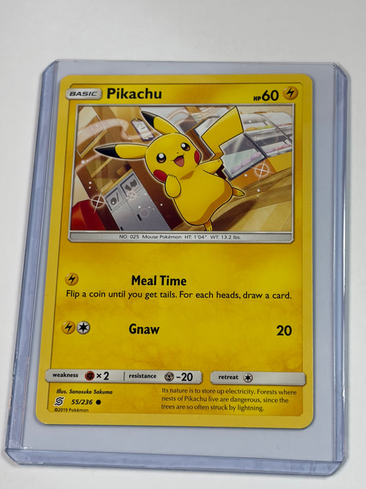 Pokémon Pikachu TCG Unified Minds Card 55/236 Regular Common