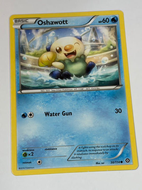 Pokémon TCG Oshawott Steam Siege 30/114 Regular Common