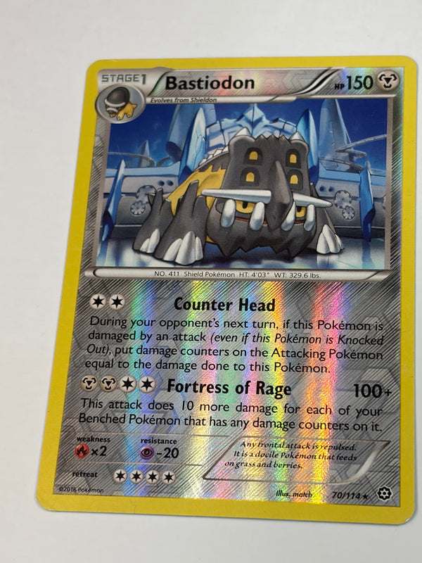 Pokémon TCG Bastiodon Steam Siege 70/114 Reverse Holo Rare