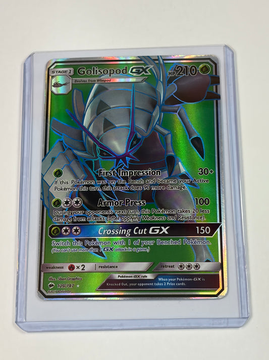 Golisopod GX 129/147 – Holo Ultra Rare – Pokémon TCG Burning Shadows