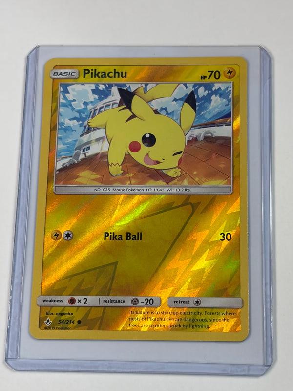 Pokémon TCG Pikachu Unbroken Bonds 54/214 Reverse Holo Common