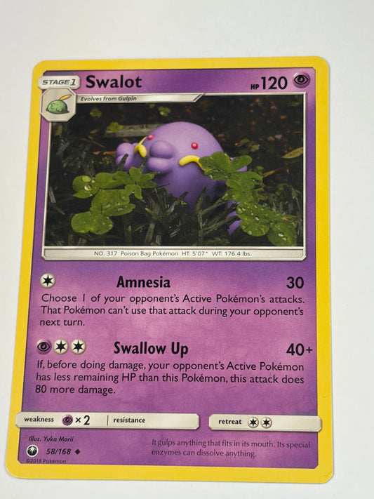 Pokémon TCG Swalot Celestial Storm 58/168 Regular Uncommon