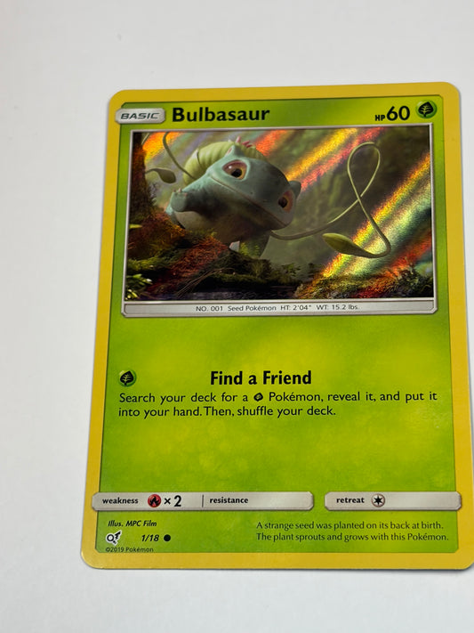 Bulbasaur (Holo Common) 1/18 Detective Pikachu Holo