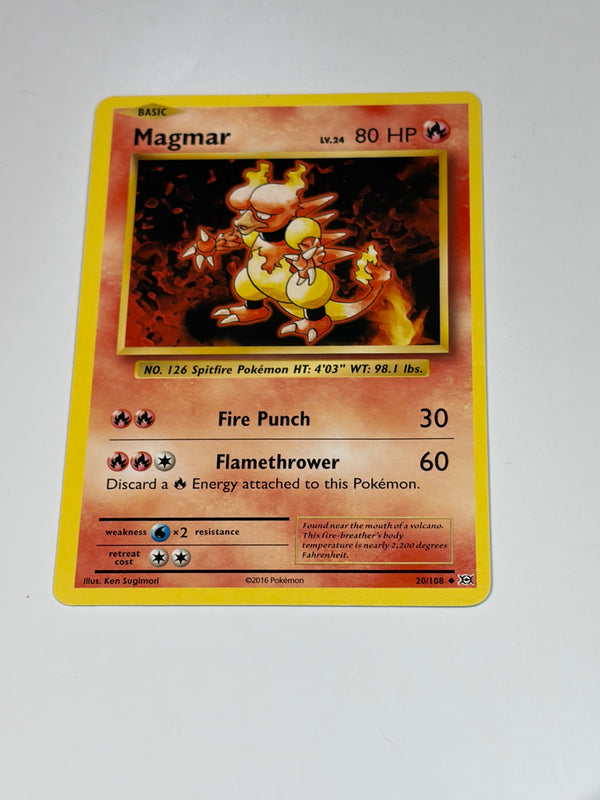Pokémon TCG Magmar Evolutions 20/108 Regular Uncommon